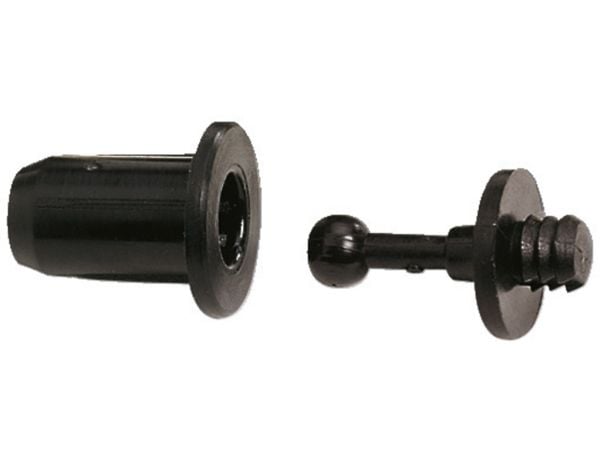 Monacor MBF-85, Rund, Plast, 1 cm, 18,5 mm, 8 stykker