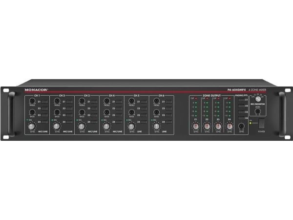 Monacor PA-6040MPX, Lajittelu