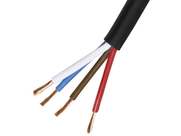 Monacor SPC-540/SW, Kopper, 50 m, Sort