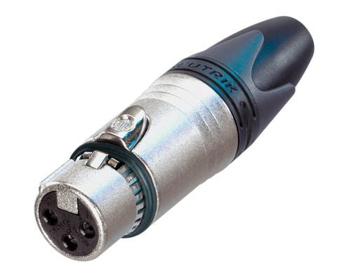 Neutrik NC3FXX-EMC, XLR, Sort, Metallisk, -30 - 80 °C, 72 mm