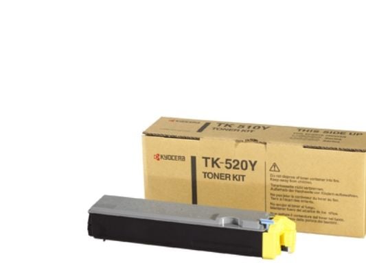 Kyocera TK 520Y - Gul - original - tonerpatron - for FS-C5015N