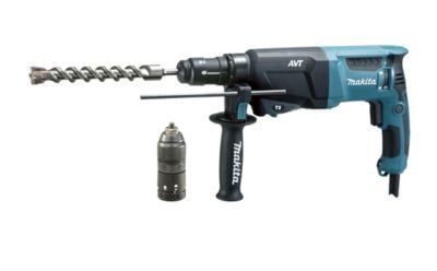 Makita HR2631FTJ - Borhammer - 800 W - 3 moduser - SDS-plus - 2,4 Joule