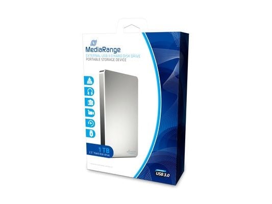MediaRange MR996 - Hårddisk - 1 TB - extern (bärbar)