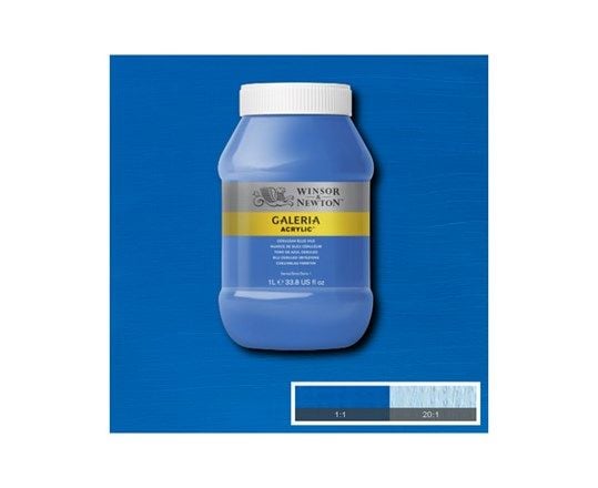 Winsor & Newton Galeria, Blå, Krukke, 1000 ml