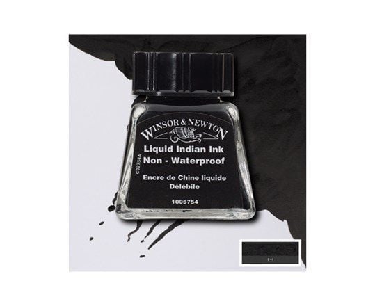 Winsor & Newton 94376954180, Musta, 14 ml, 1 kpl