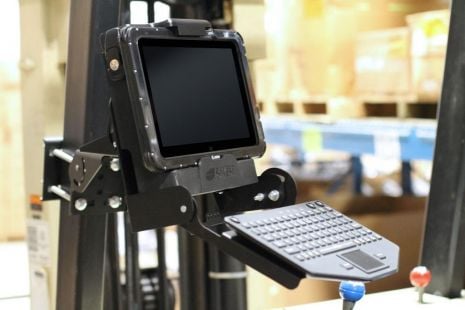Gamber-Johnson TabCruzer Powered Cradle with power supply input - Ladeholder for nettbrett - for Zebra ET50 (10.1 tommer), ET55 (10.1 tommer)