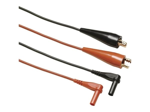 Fluke TL28A, Testausjohdin, Musta, Punainen, Silikoni, 30 V, 10 A, -80 - 70 °C