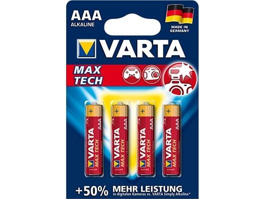 Varta Maxi-Tech - Batteri AAA - Alkalisk - svart, gult