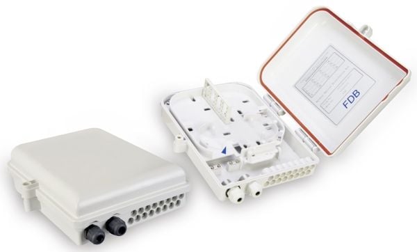 DIGITUS DN-968914 - Fiberoptisk fordelingsboks - for 16 LC/DX or SC/SX couplers - utendørs