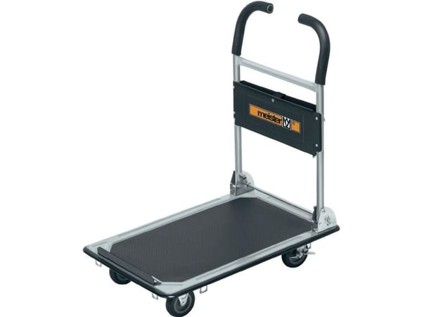 Meister Werkzeuge 8985620 plattformvogn sammenleggbar m. oppbevaringsrom stål bæreevne (maks.) 150 kg