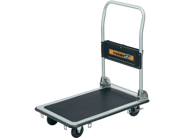 Meister Werkzeuge 8985530 plattformvogn sammenleggbar med oppbevaringsrom stål bæreevne (maks.) 150 kg