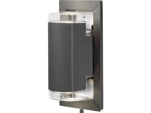 Konstsmide 7987-370, 2 pære(r), IP54, Antracitt, Grå