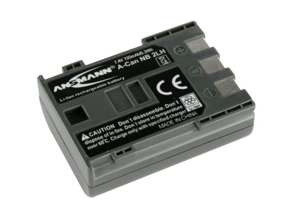 Ansmann Li-Ion battery packs A-CAN NB 2 LH, 720 mAh, 7,4 V, Litiumioni (Li-Ion)