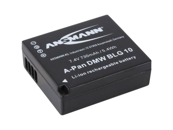 ANSMANN A-Pan - Batteri - Li-Ion - 730 mAh - för Panasonic Lumix DC-TZ93, TZ95, TZ96, ZS200, DMC-TZ82, LX100, ZS80; Lumix G DC-G100, GX9