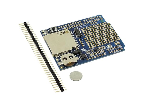 Adafruit 1141, Dataloggingsskjold, Arduino, 70 mm, 53 mm, 17 mm, 22 g