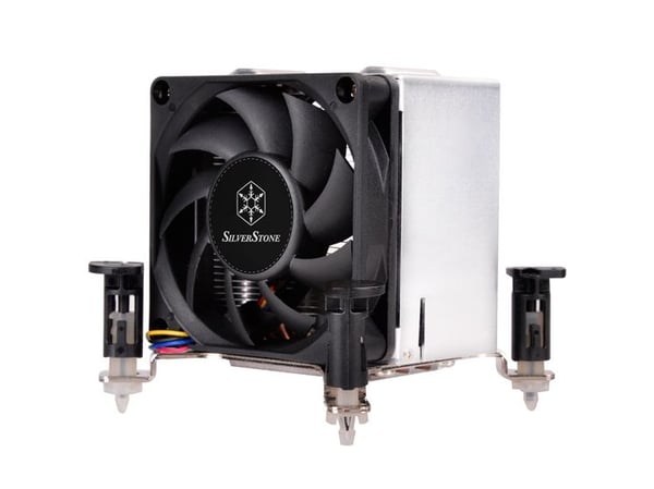 SilverStone Argon Series AR10-115XP - Prosessorkjøler - (for: LGA1156, LGA1155, LGA1150, LGA1151) - aluminium og kobber - 70 mm