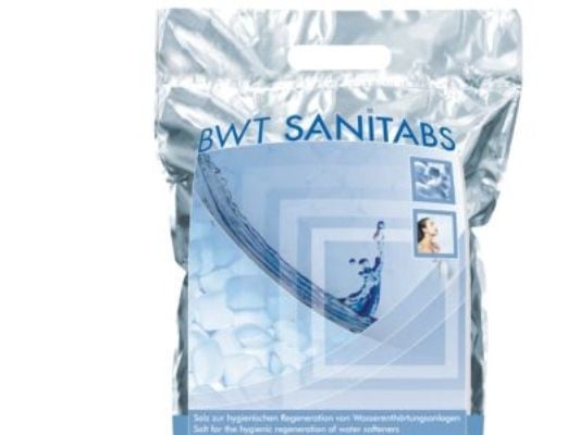 BWT Anvendes til Blødgøringsanlæggene: AQA life, AQA basic og Aquadial. 8kg sæk med Sanitabs