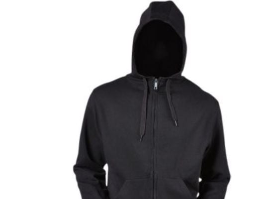 MASCOT 51590-970-09-2XL, Hettegenser, Kvinne, Sort, XXL, 2 lommer, Bomull, Polyester