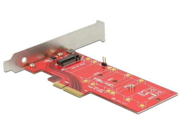 Delock PCI Express x4 Card > 1 x internal NVMe M.2 Key M 110 mm with heat sink - Diskkontroller - 1 Kanal - M.2 Card - PCIe 3.0 x4