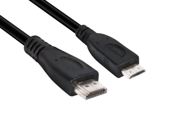 Club 3D CAC-1350 - HDMI-kabel - 19 pin mini HDMI Type C hann til HDMI hann - 1 m - 4K-støtte