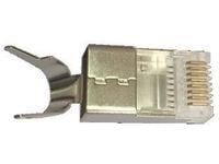 MicroConnect Modular Plug - Verkkoliitin - RJ-45 (uros) - SFTP - CAT 7 - kiinteä, monisäikeinen (10 kpl)