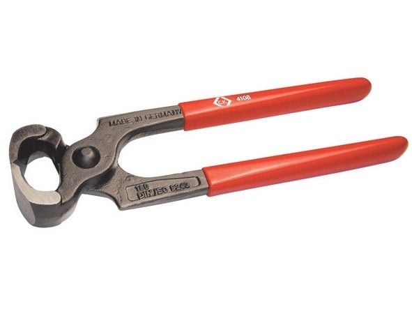 C.K Tools T4108A 06, Endekuttende tang, Stål, Plast, Rød, 160 mm