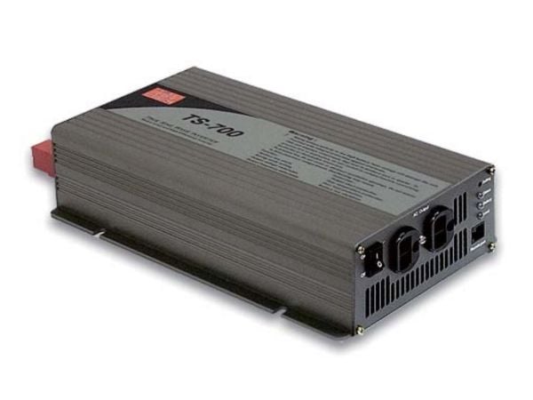 MEAN WELL TS-700-224B, yleiskäyttöinen, 21-30 V, 700 W, 240 V, DC-AC, 38 A