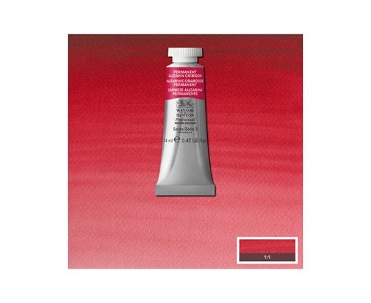 Akvariefärg proff. 14 ml Permanent Alizarin Crimson 466
