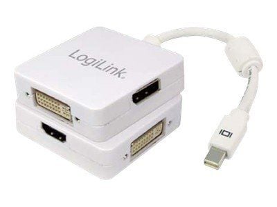 Adapter mDP->DP + HDMI + DVI S/B LogiLink mini DisplayPort->DP + HMDI + DVI