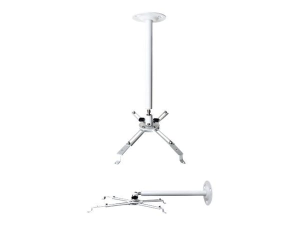 Multibrackets 1011, Katto/seinä, 10 kg, Valkoinen, 360°, -30 - 30°, 43 cm
