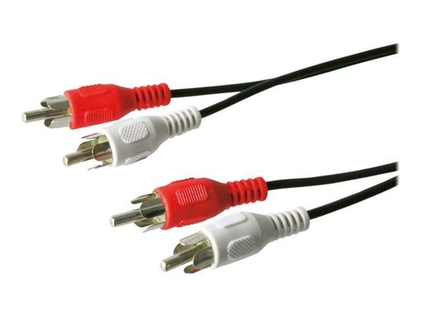 MicroConnect - Äänikaapeli - RCA han til RCA han - 10 m