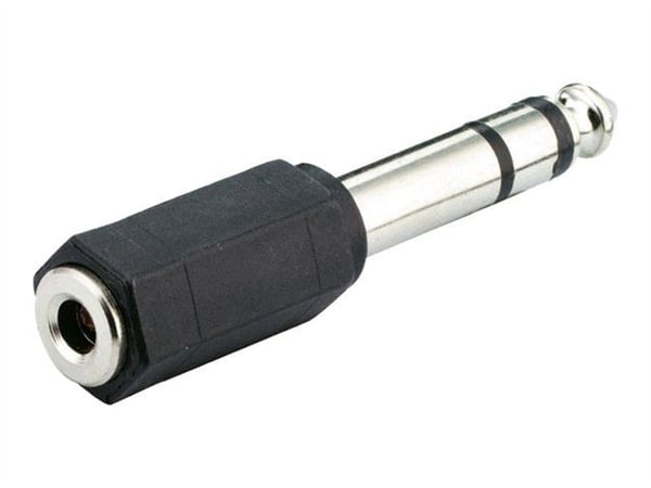 MicroConnect - Audioadapter - stereojakk hann til mini-phone stereo 3.5 mm hunn