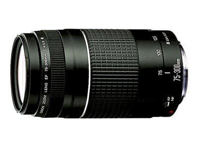 Canon EF - Telefotozoomobjektiv - 75 mm - 300 mm - f/4.0-5.6 III - Canon EF - for EOS 1000, 1D, 50, 500, 5D, 7D, Kiss F, Kiss X2, Kiss X3, Rebel T1...
