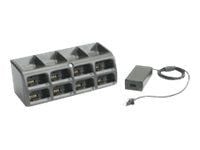 Zebra 8-Slot Battery Charger Kit - Strømadapter og batteriopplader