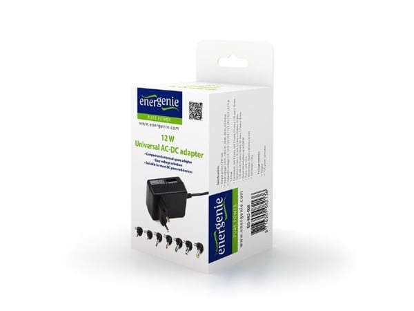 EnerGenie EG-MC-008, Universell, Innendørs, 100-240 V, 50/60 Hz, 12 W, AC-to-DC