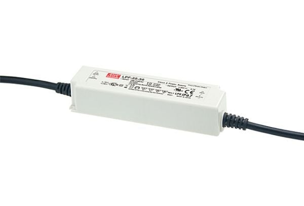 MEAN WELL LPF-25-36, Lighting, Sisätila, 90-305 V, 47/63 Hz, 25 W, 36 V