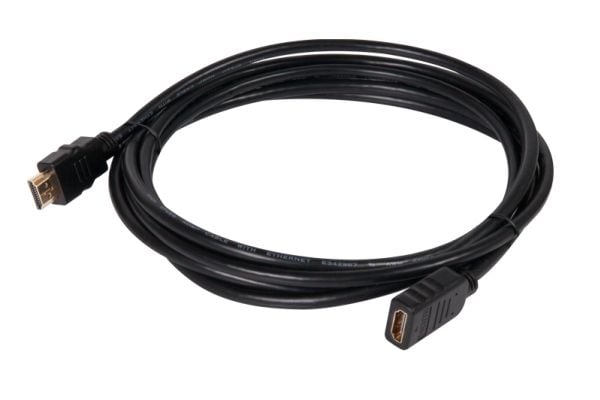 Club 3D CAC-1321 - HDMI-forlengelseskabel - HDMI hann til HDMI hunn - 3 m - 4K-støtte