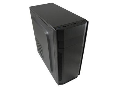 LC Power 7036B - Tower - ATX - ingen strømforsyning - svart - USB/lyd