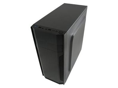 LC Power 7036B - Tower - ATX - ingen strømforsyning - svart - USB/lyd