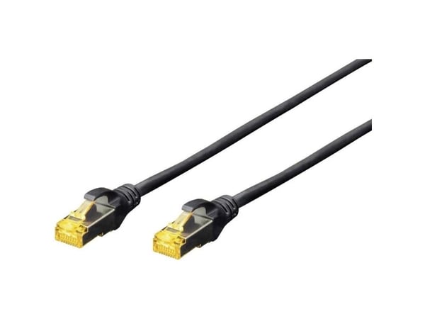 DIGITUS - Patchkabel - RJ-45 (han) til RJ-45 (han) - 5 m - SFTP - CAT 6a - booted, halogenfri, knastfri - lajitelma