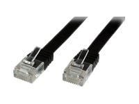 MicroConnect UltraFlat - Nettverkskabel - RJ-45 (hann) til RJ-45 (hann) - 2 m - UTP - CAT 6 - med støvel, flat - svart
