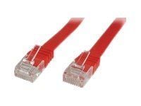 Microconnect V-UTP601R-FLAT, 1 m, Cat6, U/UTP (UTP), RJ-45, RJ-45, Punainen