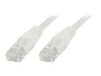 MicroConnect - Nettverkskabel - RJ-45 (hann) til RJ-45 (hann) - 40 m - UTP - CAT 5e - med støvel, flertrådet - hvit