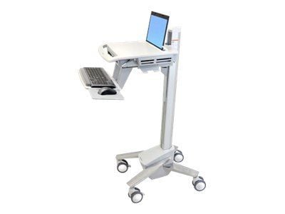 Ergotron StyleView sv40 - Vogn - Konstant kraftteknologi - for bærbar / PC-utstyr - lett arbeid - låsbar - medisinsk - aluminium, forsinket stål, k...