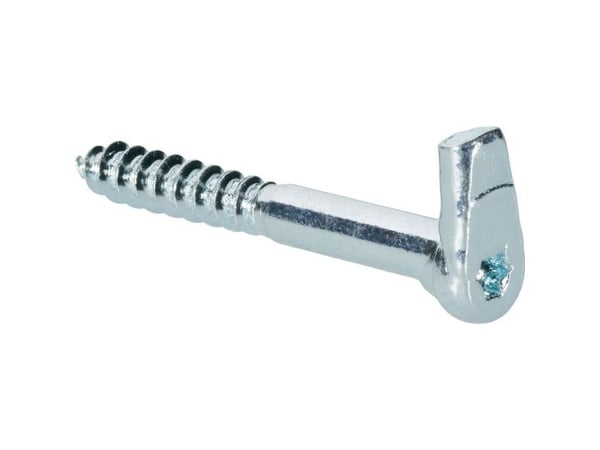 Toolcraft 890692, Skru, Galvanisert stål, Krokhode, 5 cm, 10 stykker