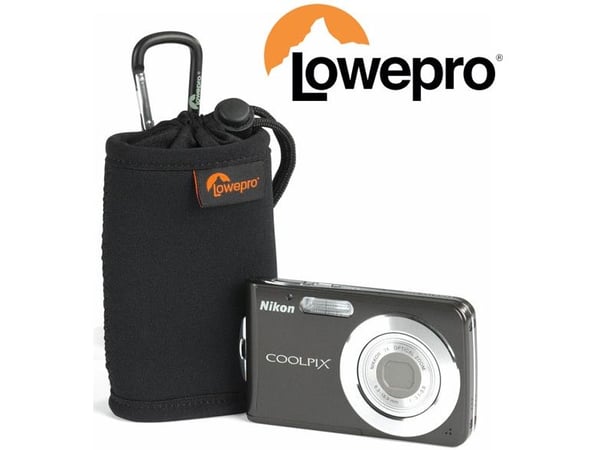 Hipshot 10 blackNeoprene pouch for compact camera.