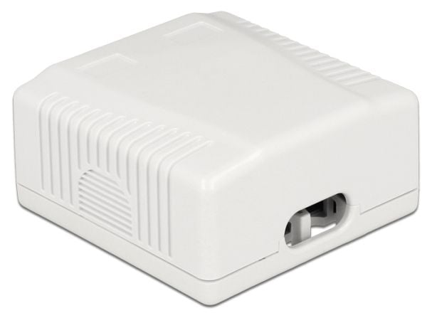 DeLOCK 86197, 2 x RJ-45, Valkoinen, TIA-568A/B, 59 mm, 61 mm, 29,5 mm