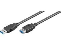 MicroConnect - USB forlængerkabel - USB Type A (hun) til USB Type A (han) - USB 3.0 - 50 cm - lajiteltu