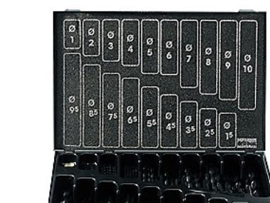 Valsede HSS bor i metalkuffert - 170 dele, 1-10 mm, Irwin 10502503