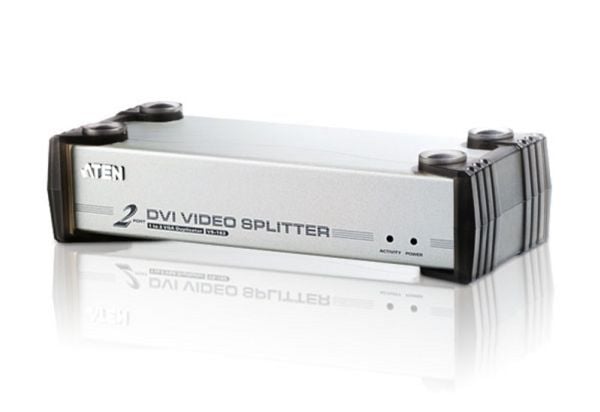 ATEN VS162 - Video/audiosplitter - 2 x DVI/ljud - skrivbordsmodell